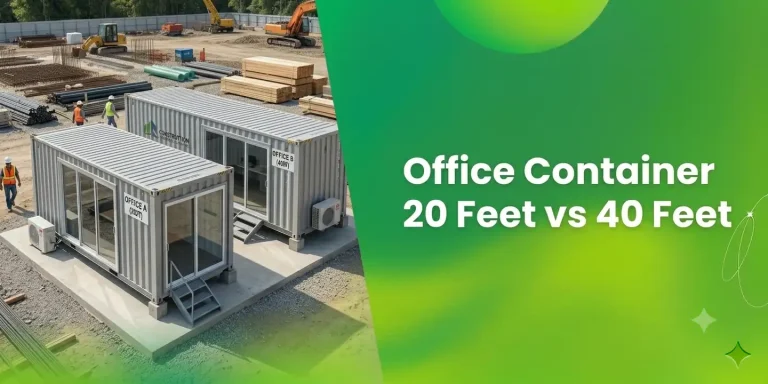 Office Container 20 feet vs 40 feet
