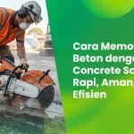 Cara Memotong Beton Concrete