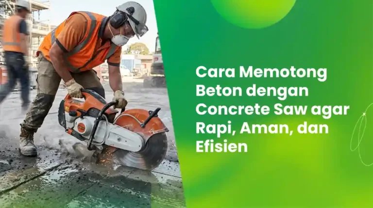 Cara Memotong Beton Concrete