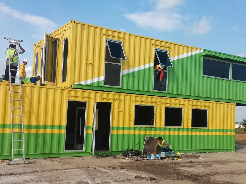 container tingkat proses instalasi