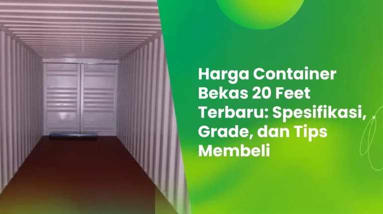 harga container bekas 20 feet