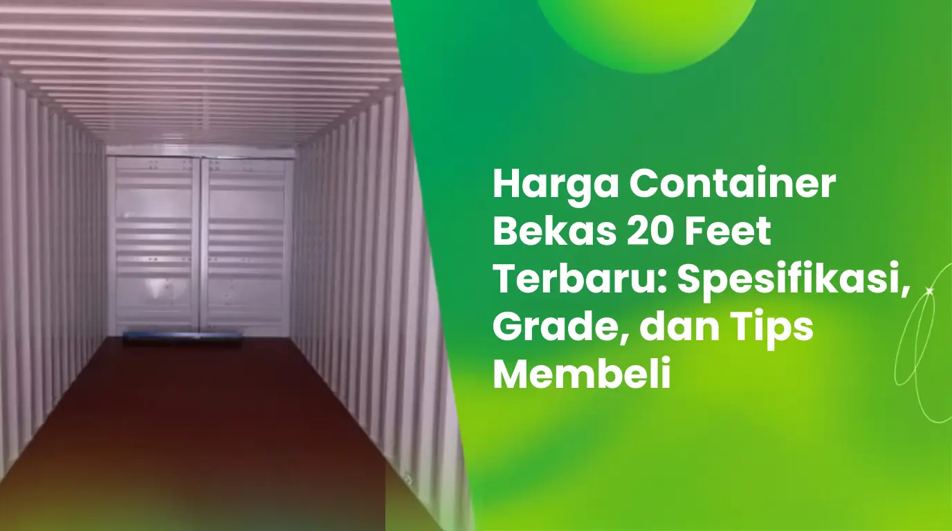 harga container bekas 20 feet