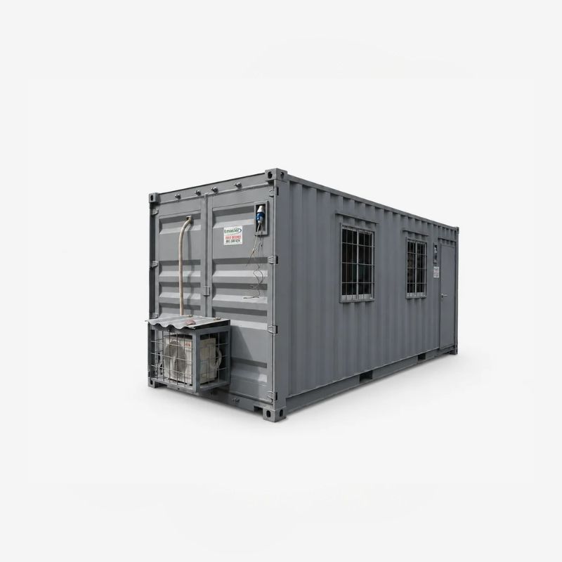 Sewa Office Container 20 feet Depan