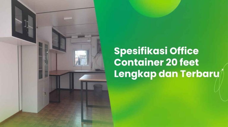 Spesifikasi Office Container 20 feet